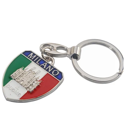 Custom Casting Sheep Shape Cartoon Style 3D Relief Logo Souvenir Gift Promotion Metal Key Chain