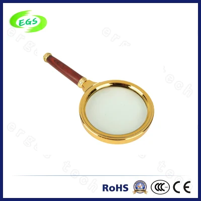 5X Jewelry Magnifying Glass with Wooden Handle