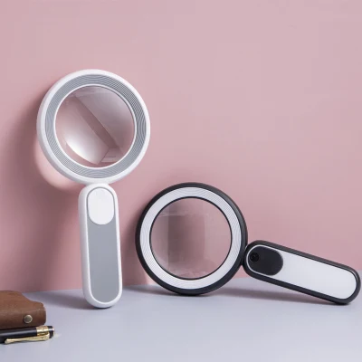 21 LED Handheld Magnifier Reading Lens Magnifying Glass