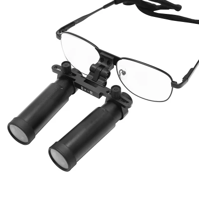 8X Magnifying Metal Loupe Dental Surgical Loupes Dental Medical Binocular Unit