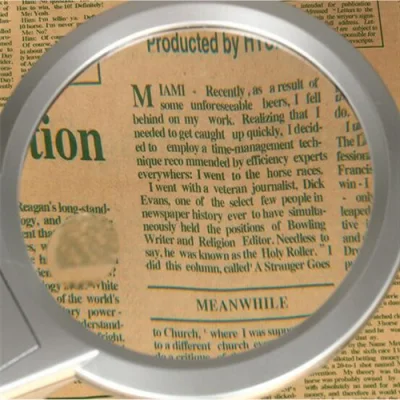 Jewelry Desk Magnifying Glass with LED Light (EGS4B-12)