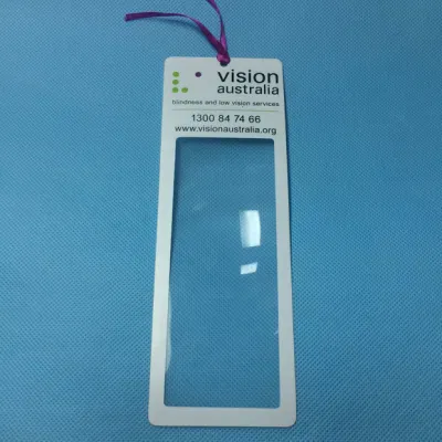Hw801 Logo Printed Magnifier Bookmark for Gift