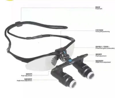 Stable Quality Dentist Black Dental Surgical Medical Binocular Loupes