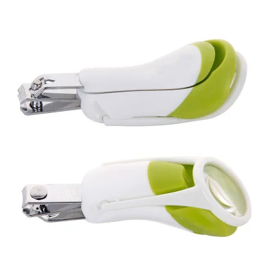 Stainless Steel Nail Scissors Magnifer Nail Clipper