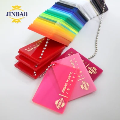 Factory Double Color 12mm Jinbao Perforated Greenhouse Magnifying Clear Acrylic Sheet Cast-Acrylic
