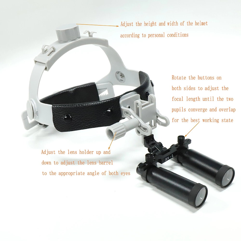 8X Dental Loupes Medical Magnifier with Headband Dental Ent Surgical Medical Specific