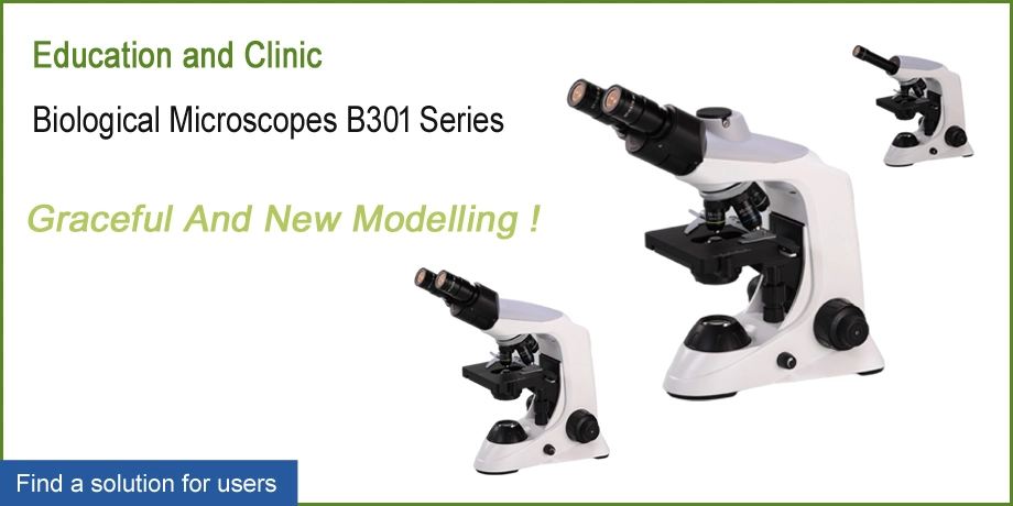 Lab Instrument Thrinocular Microscope with Abbe Condenser