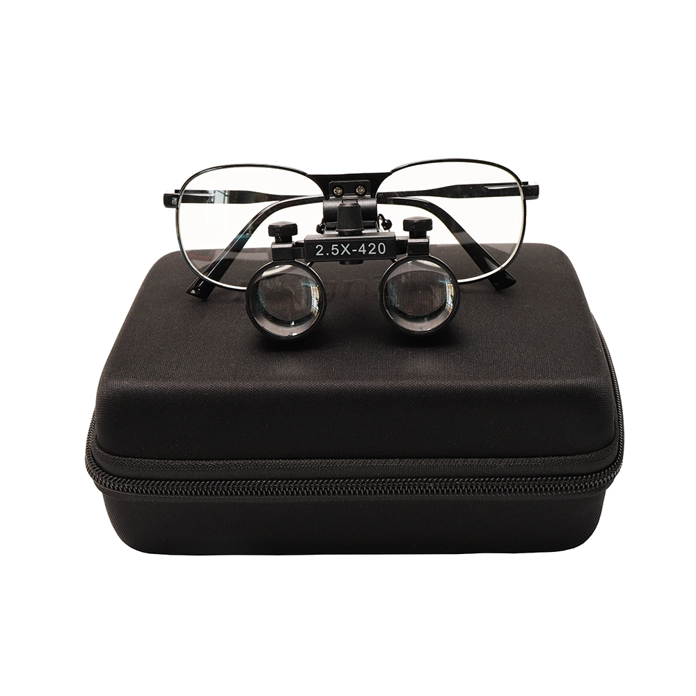 2.5X 420mm Dental Loupes Metal Frame Surgical Loupe Medical Magnifier Binocular Magnifying Glass