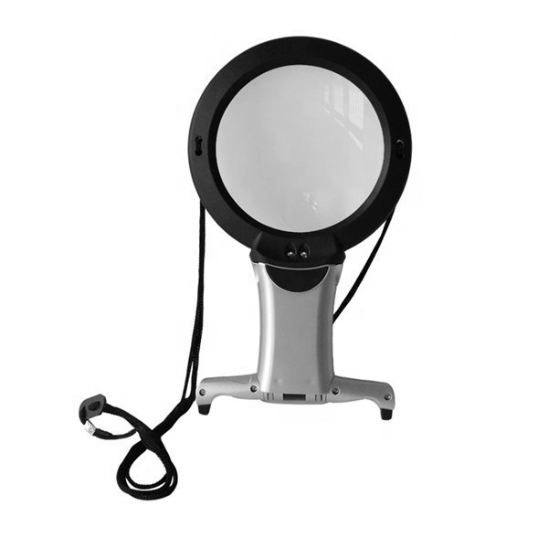 Suspender Design Elderly Reading Magnifier Lamp Loupe