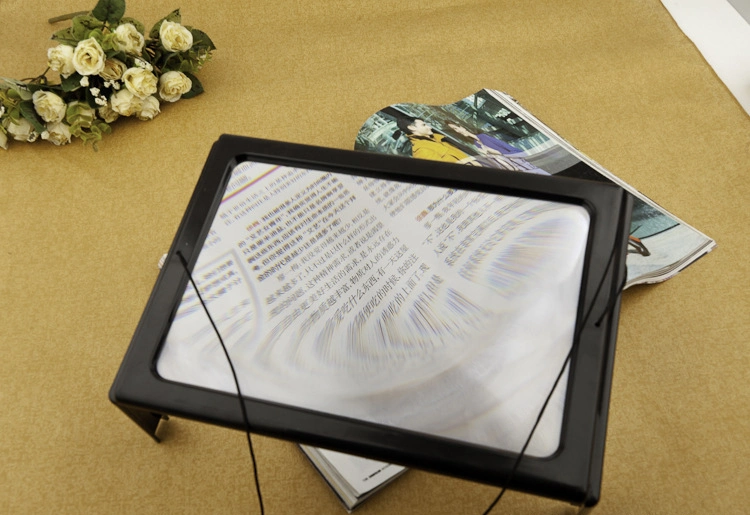 Hands Free Reading Magnifier Desktop Type A4 paper Whole Page