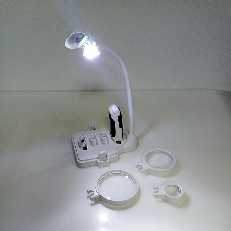 2.5X 5X 16X Welding LED Magnifier Table Lamp Soldering (BM-MG2066)