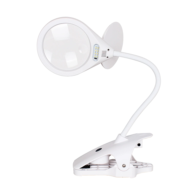 2.3X 10X Magnifier Lamp, Compact LED Lamp Jewelry Identifying (BM-MG2087)