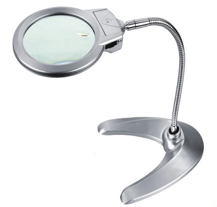 Desktop Illuminated Magnifier Glass with LED Light (BM-MG2017)