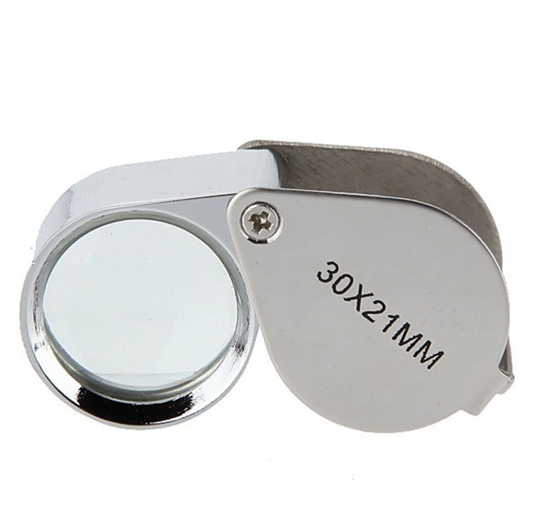 30X Metal Portable Handheld Antique Jewelry Appreciation Magnifier
