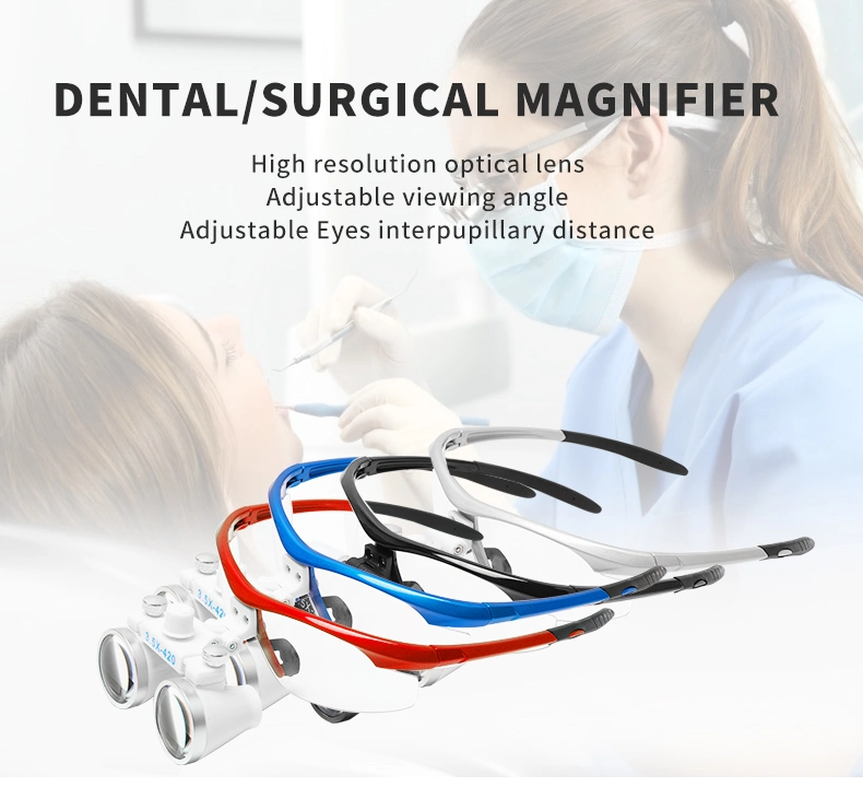 3.5X420mm Medical Dental Loupes Surgical Tools Binocular Magnifier Glasses Dental Equipment