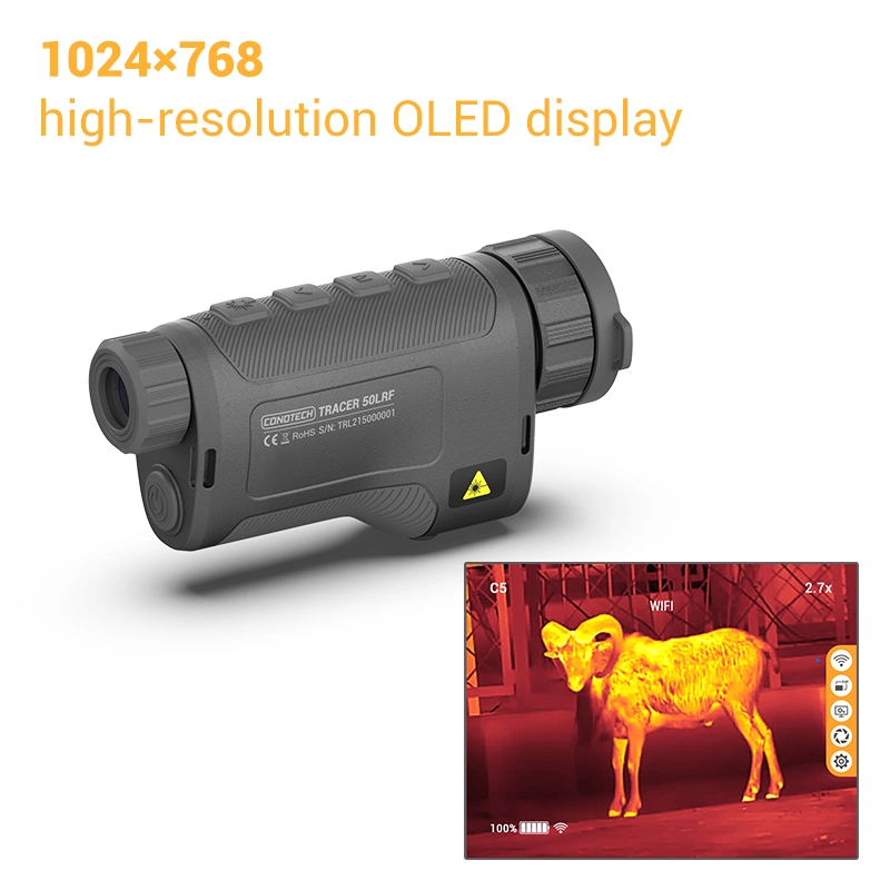 China Manufacture Direct Supply Optical Instruments Thermal Vision Scope with Big Magnification with Rangefinder