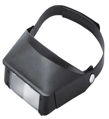 1.5X, 3X LED Headband Magnifier Visor Magnifying Glass (BM-MG5017)