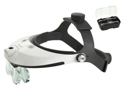 Headband Multi Power Magnifier Lens Magnifying Visor Adjustable Strap (BM-MG5011)