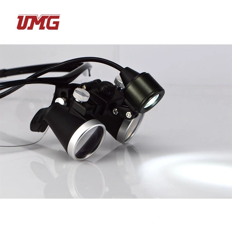 3.5X 420mm Glass Surgical Dental Loupes with LED