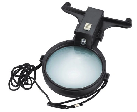 Hands Free Neck Magnifier with Detachable Light (BM-MG9010)