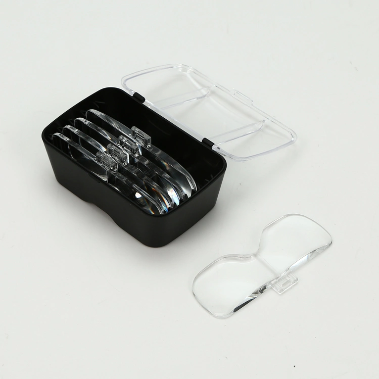 Eye Magnifying Glasses with Five Lens and Two Super LED Lamps 9892b2