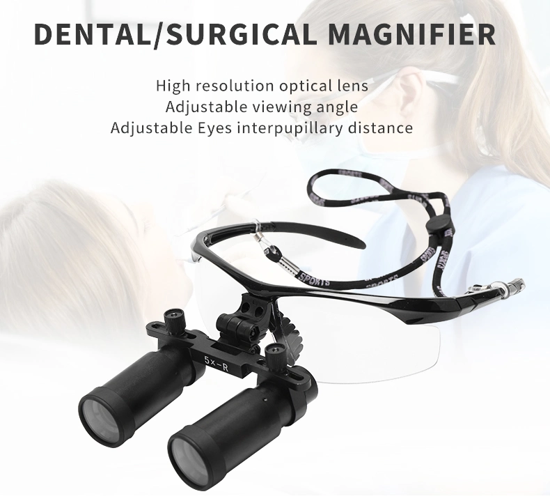 Dental Loupe 5X Binocular Lab Medical Ent Loupe Magnification Magnifier Surgical Equipment