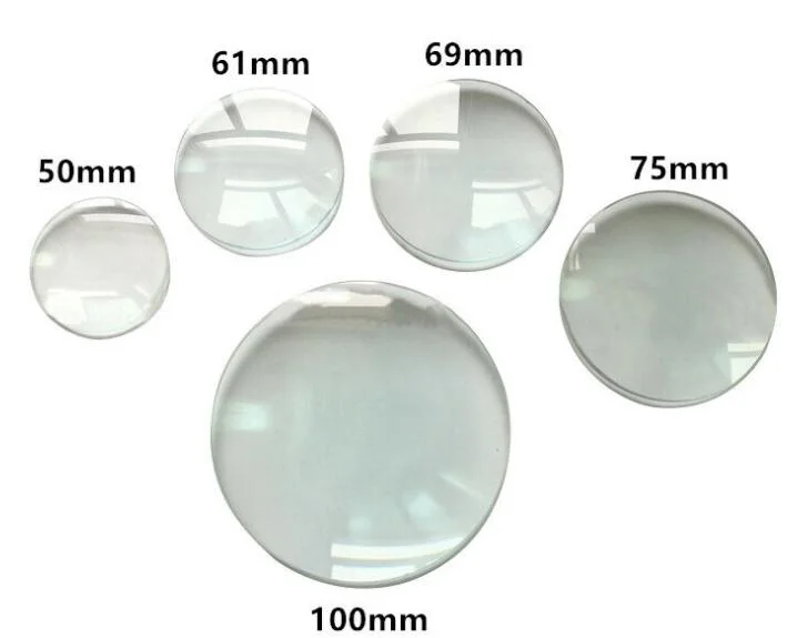 2024 Free Sample/Inquiry for Drawings Bi-Convex Magnifying Glass HD Optical Lens Magnifying Magnifier