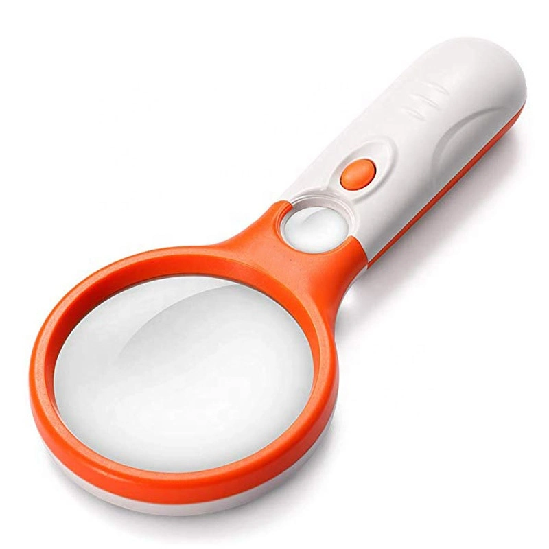 LED Illuminated Magnifier with Lightweight Handheld for Reading, Inspection, Jewellery