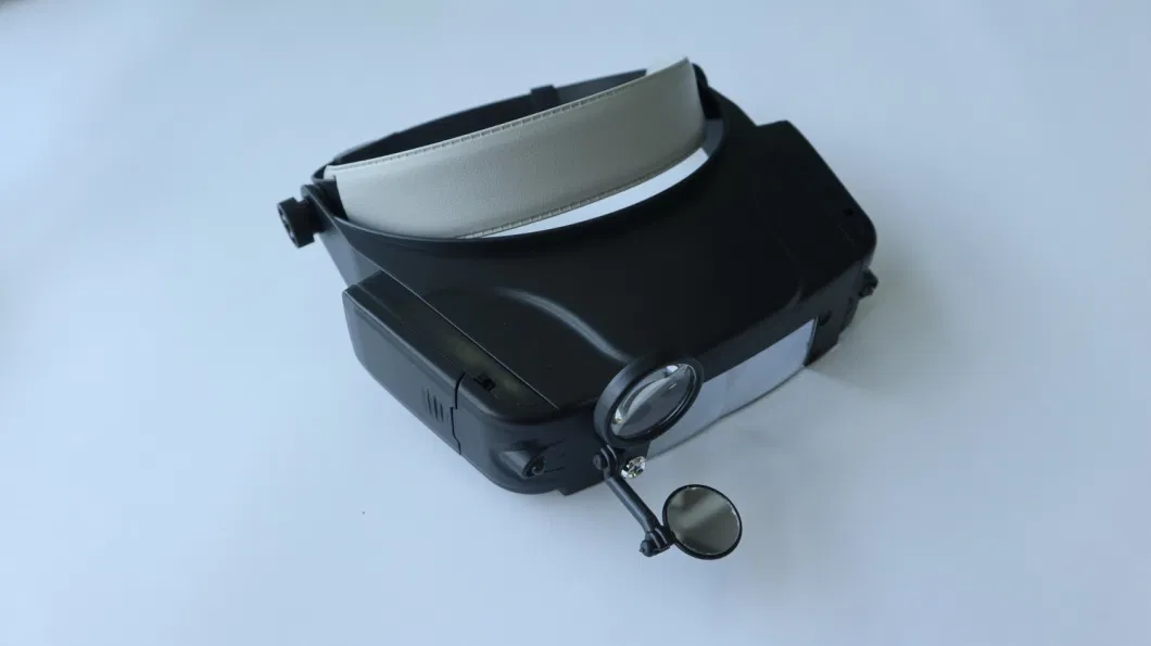 LED Head-Wearing Magnifier Free Operation with Two Hands