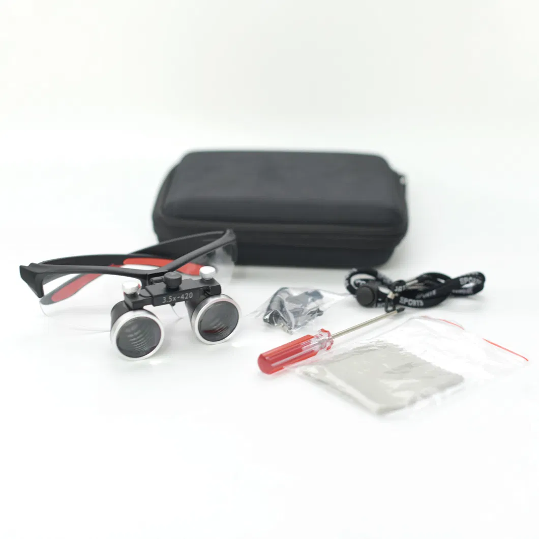 2.5X Wearing Style Binocular Dentist Loupes Magnifier Medical Operation Dental Magnifying Glass