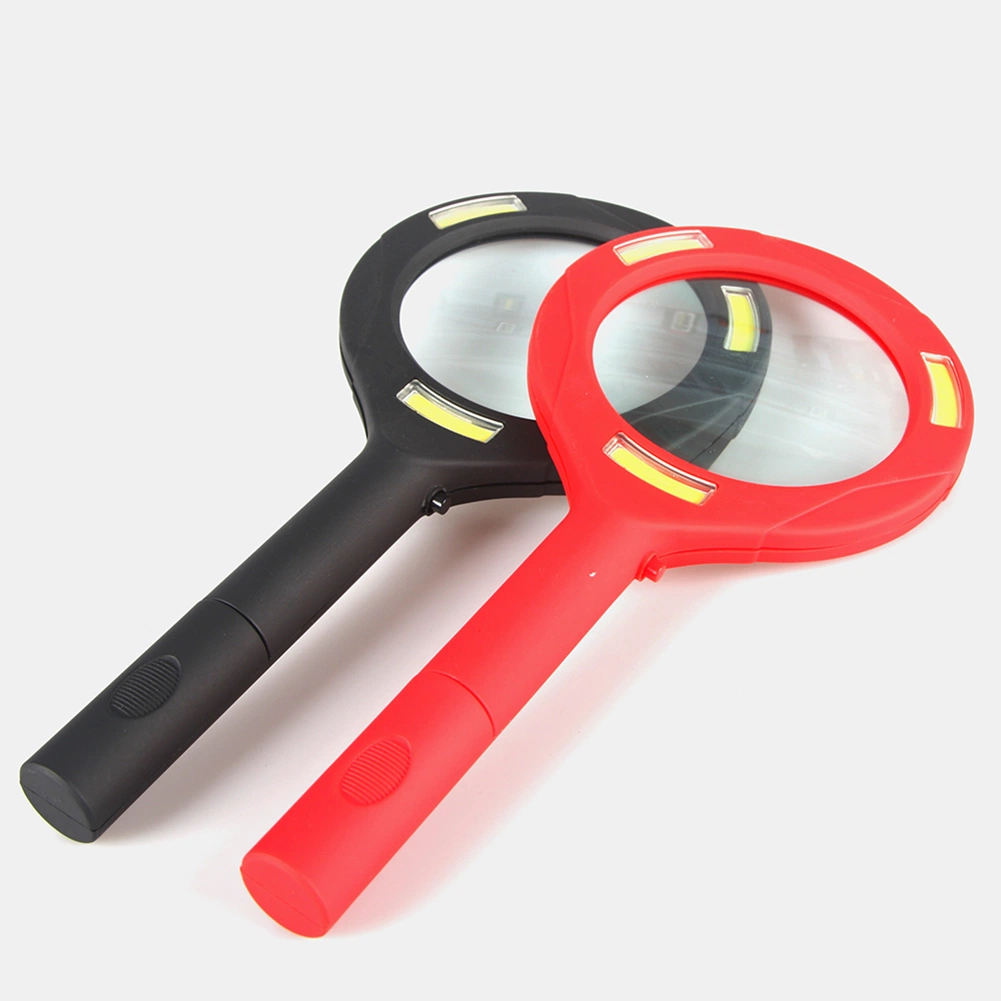 3 COB LED Magnifying Glass Work Light Best Magnifier with Lights for Seniors, Maps, Jewelry