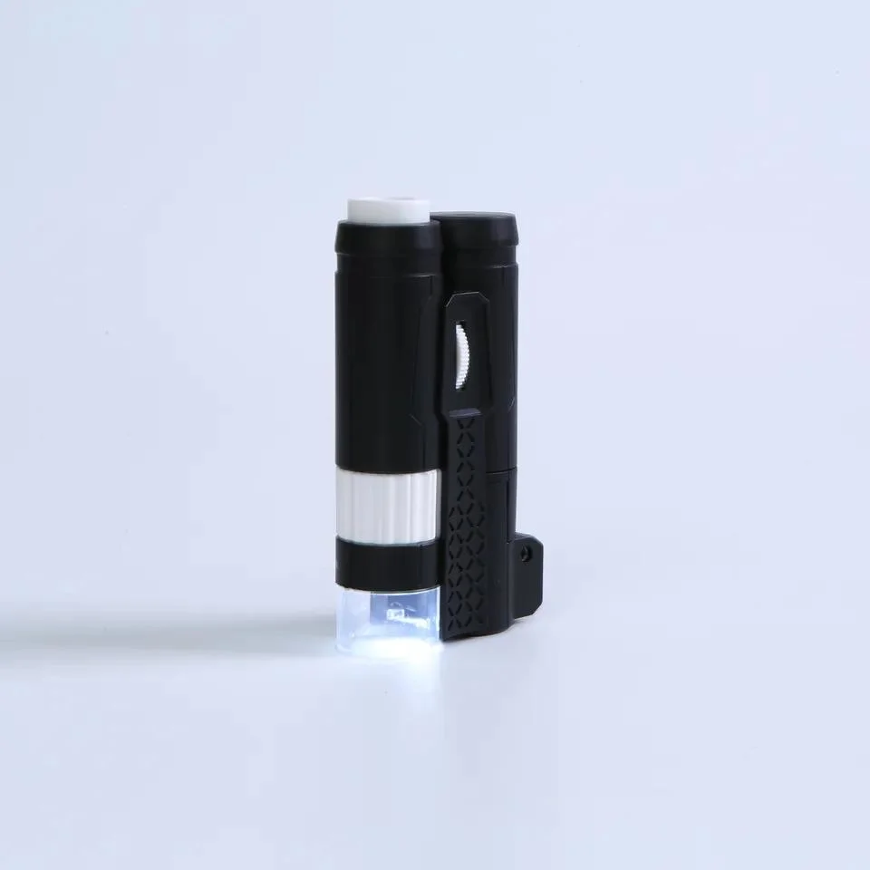 40X High Power Illuminated Mini Pocket Microscope Magnifier with LED (BM-MG8094A)