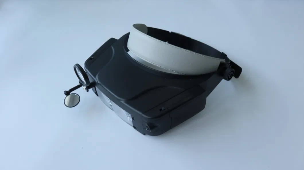 LED Head-Wearing Magnifier Free Operation with Two Hands