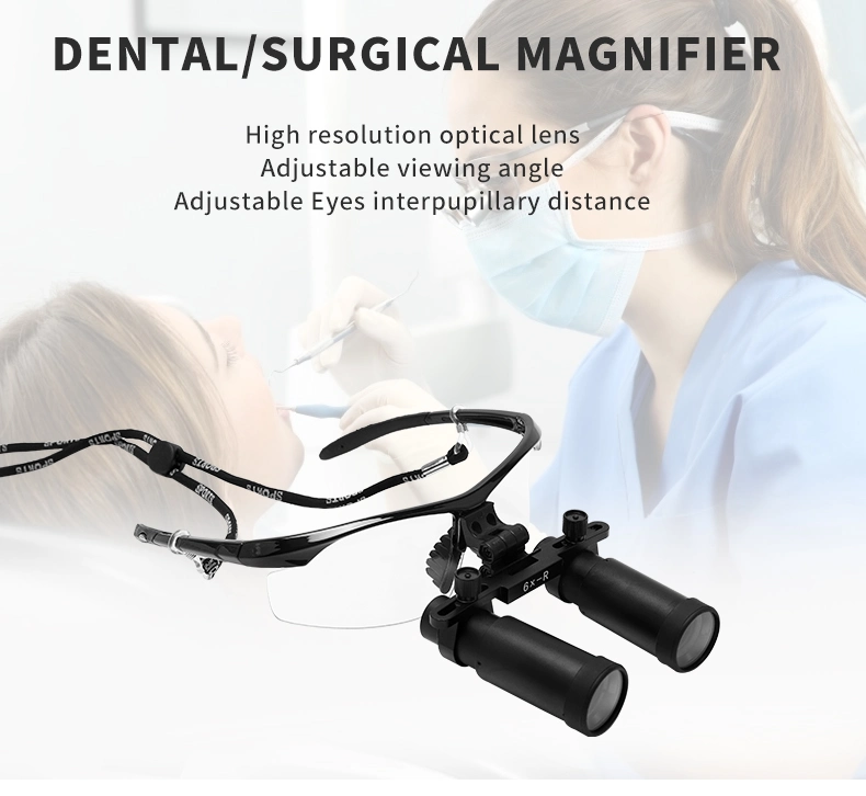 6X Medical Professional Dental Loupe Surgical Binocular Ent Kepler Optical Magnifier