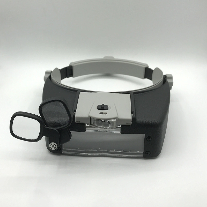 2LED Head Magnifier 2 Lens Head Wearing Magnifier Reading Magnifying Glass
