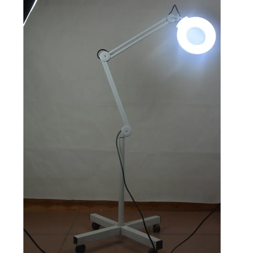 Magnifying Glass Lamp LED Standing Light for Skin Examination