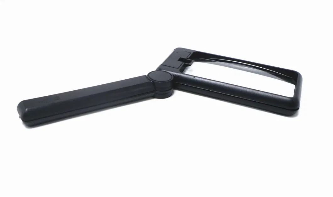 Handheld Folding Rectangular Magnifier Glass Mg84027 Portable Magnifier