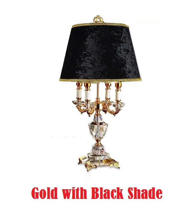 Modern Crystal Lamp Lighting Bedroom Bedside Lamp Luxury Fashion Crystal Table Lamp (WH-MTB-122)