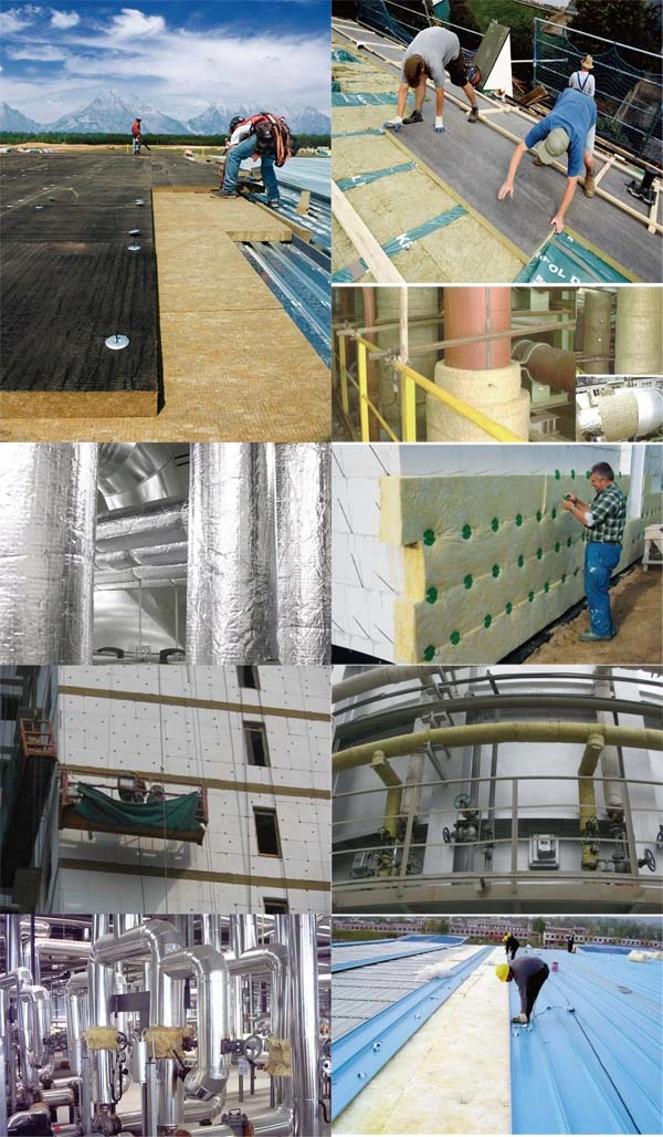China Rock Wool Blanket Heat Insulation and Sound Insulation Mineral
