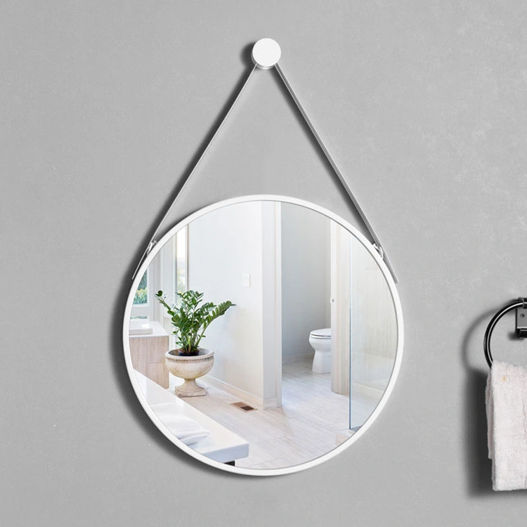 Half Moon Irregular Shape Smart Touch Screen Mirror Frameless Backlit LED Light Wall Mirror