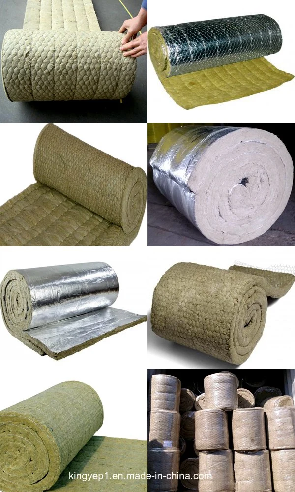 China Rock Wool Blanket Heat Insulation and Sound Insulation Mineral