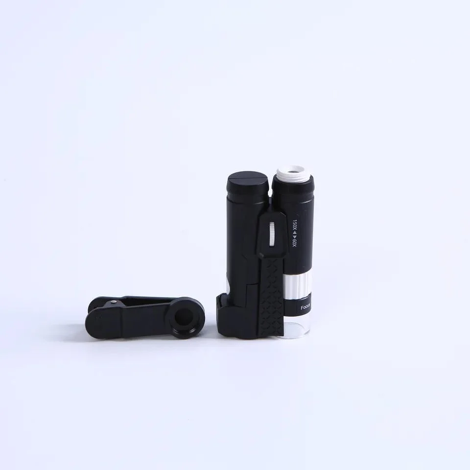 40X High Power Illuminated Mini Pocket Microscope Magnifier with LED (BM-MG8094A)