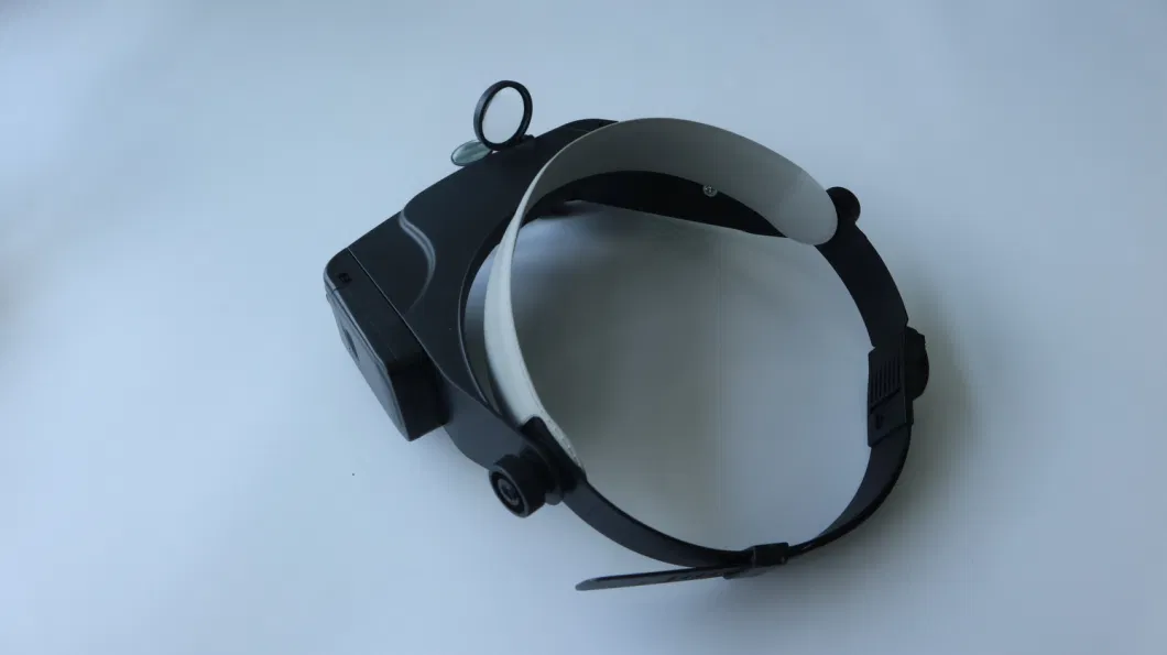 LED Head-Wearing Magnifier Free Operation with Two Hands