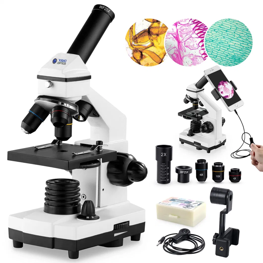 Basic Customization 2000X China Student Optical Monocular Microscopes for Kids