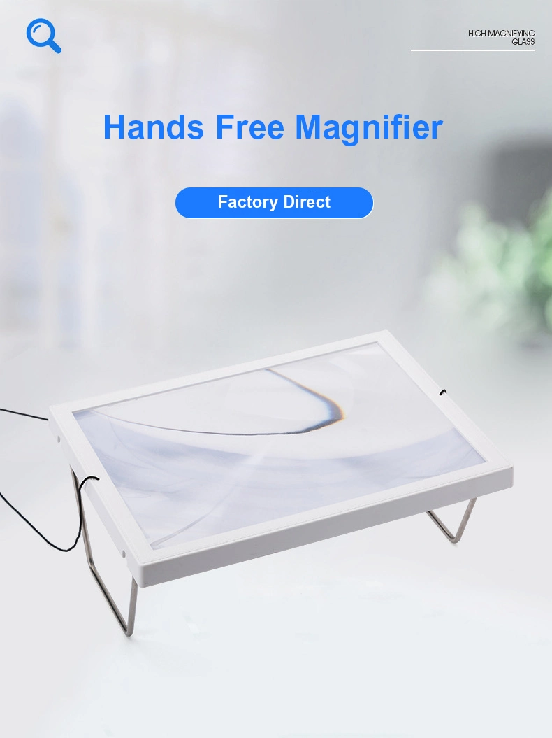 OEM 3D HD Desktop Stand Mobile Phone Screen Magnifying Glass Pull-out Amplifier Hands Free Magnifier