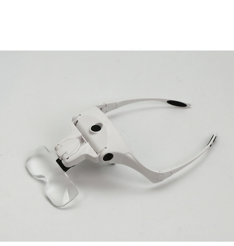 Eye Magnifying Glasses with Five Lens and Two Super LED Lamps 9892b2