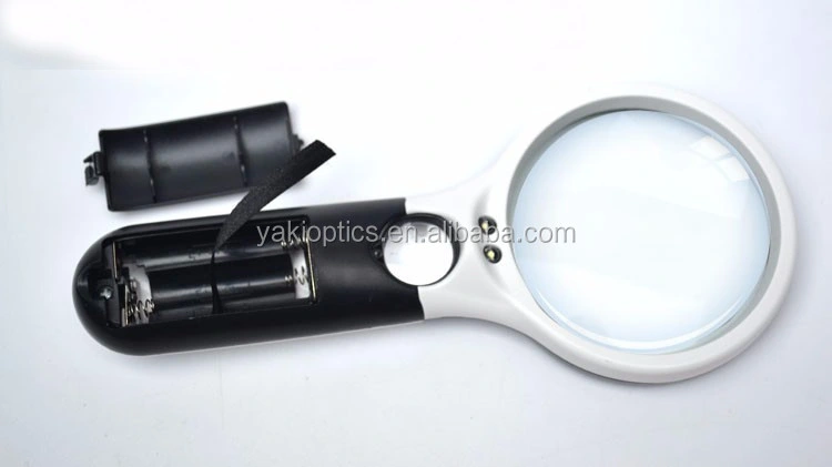 LED Illuminated Magnifier with Lightweight Handheld for Reading, Inspection, Jewellery