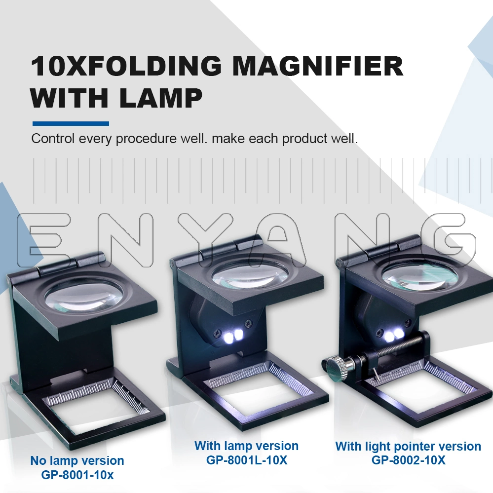 LED-Illuminated Magnifying Glass 10X for Screen Printing