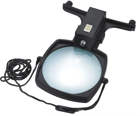 Lanyard Light Magnifier Hand Free Magnifying Glass (BM-MG9004)