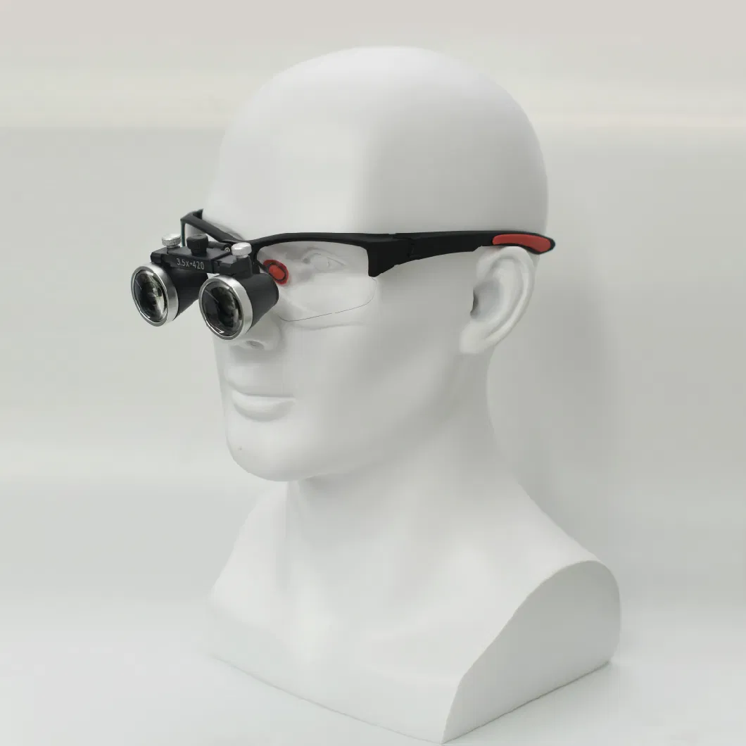 2.5X Wearing Style Binocular Dentist Loupes Magnifier Medical Operation Dental Magnifying Glass